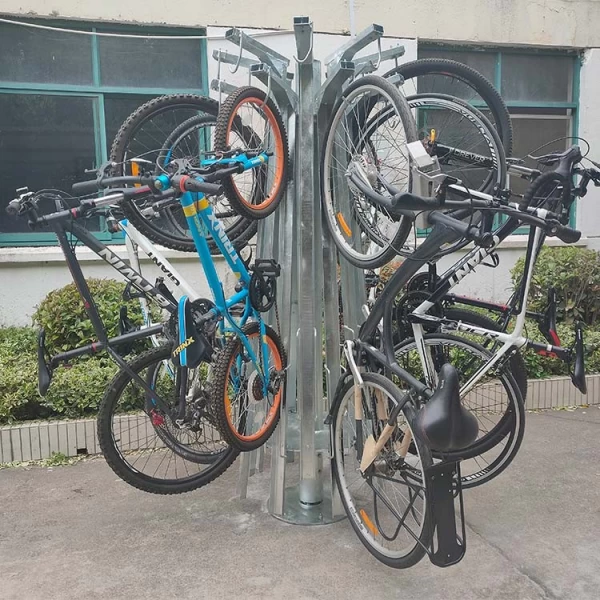 Chine Carrousel Support à vélos vertical Stockage Parking fabricant