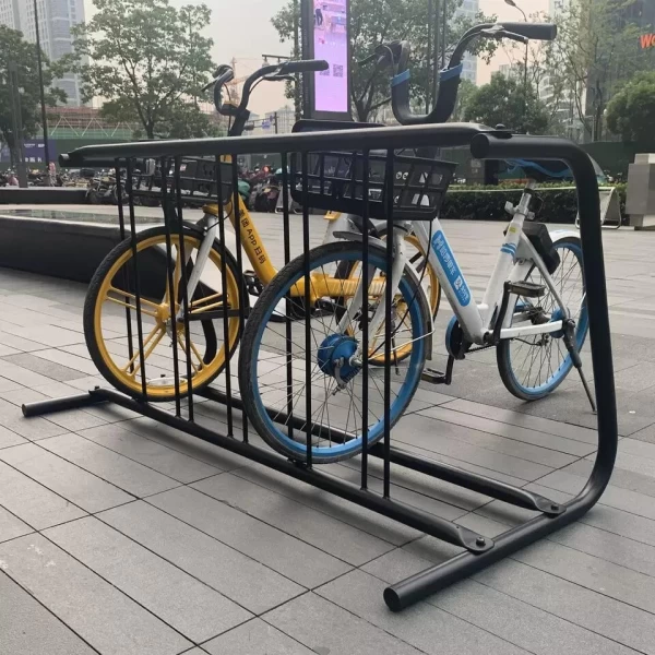 Chine Supports de vélo de plancher de fourgon extérieur à la maison de grille détachable fabricant