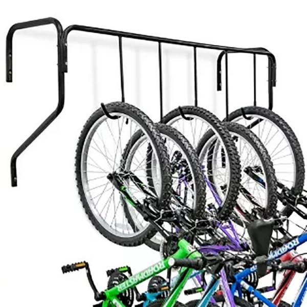 中国 自行车挂钩车库壁挂式垂直自行车架可容纳 5 辆自行车 制造商