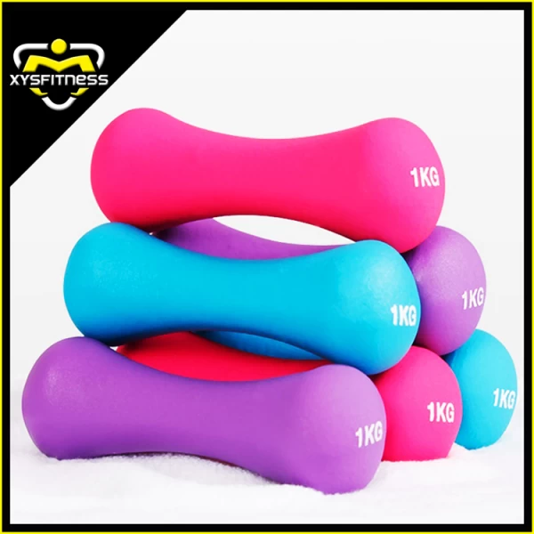 China Bone Shape Neoprene Coated Dumbbell Set manufacturer