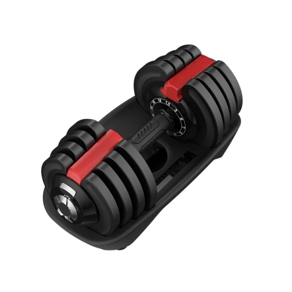 China Gym Fitness Training Power Free Weights Gym KG LB Adjustable Dumbbell Set manufacturer