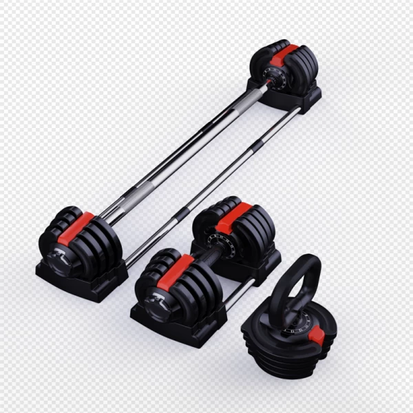 China Kettlebell barbell dumbbell 3 in 1 adjustable manufacturer