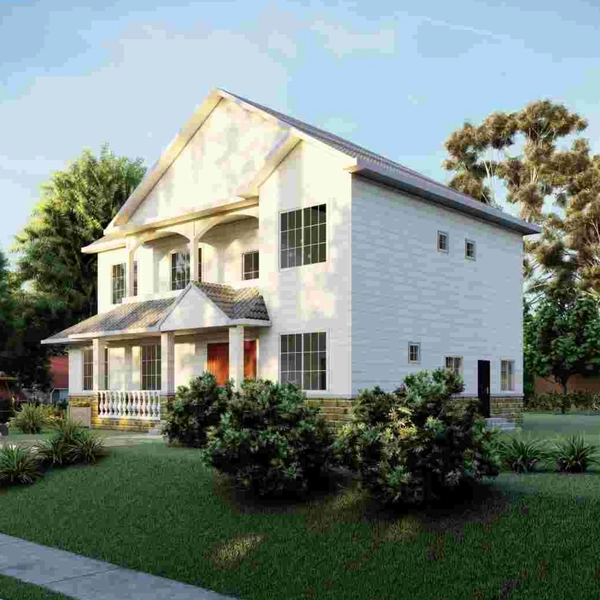 China Luxury Light Steel Prefabricated Villa | Rapid Installation Steel Structure House Design - QB24 manufacturer