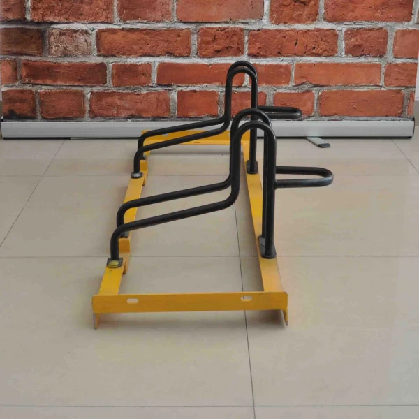 Cina Supporto per bicicletta da morto elettrico per motocicletta in acciaio montato a pavimento a 2 slot produttore