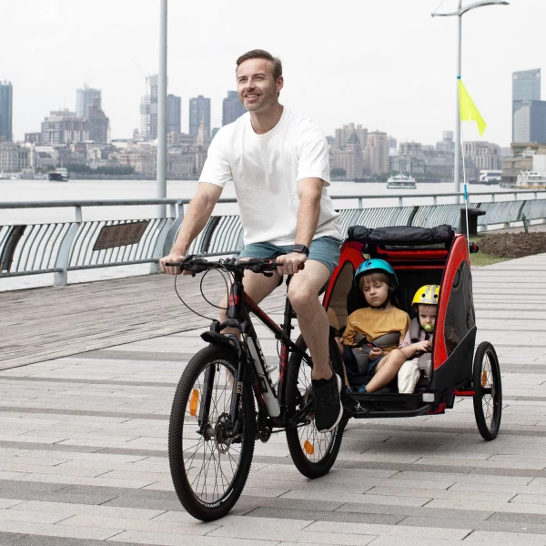 Chine Meilleure remorque de vélo pour animaux de compagnie, poussette pour chien/animal de compagnie pour vélo, remorque pour bébé et enfant fabricant