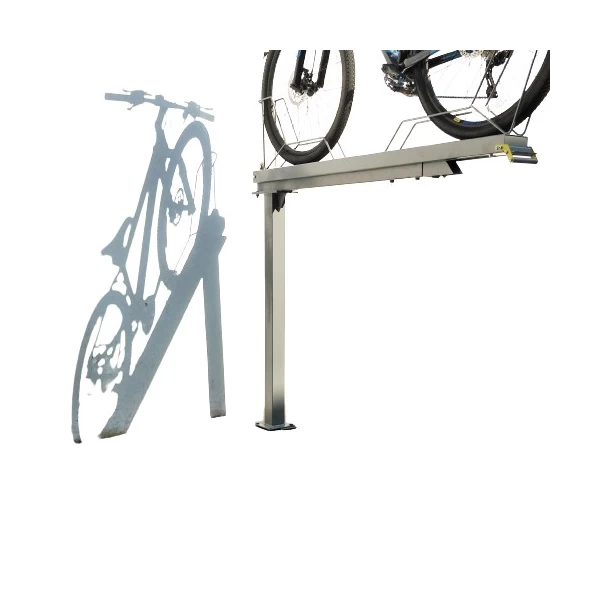 中国 自行车配件中国制造商储物架两层自行车架 制造商