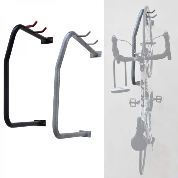China Bicycle holder wall road two bike front stand rack wall manufacturer