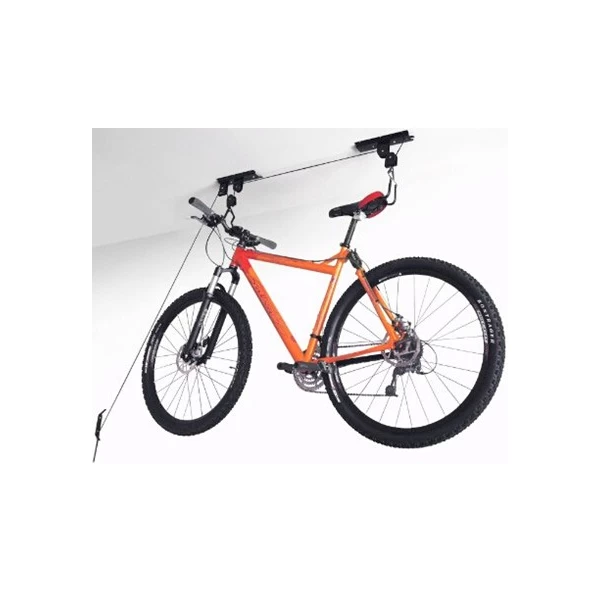 China Black Creative Bicycle Storage Adjustable Heavy Duty Vertical Bike Lift manufacturer