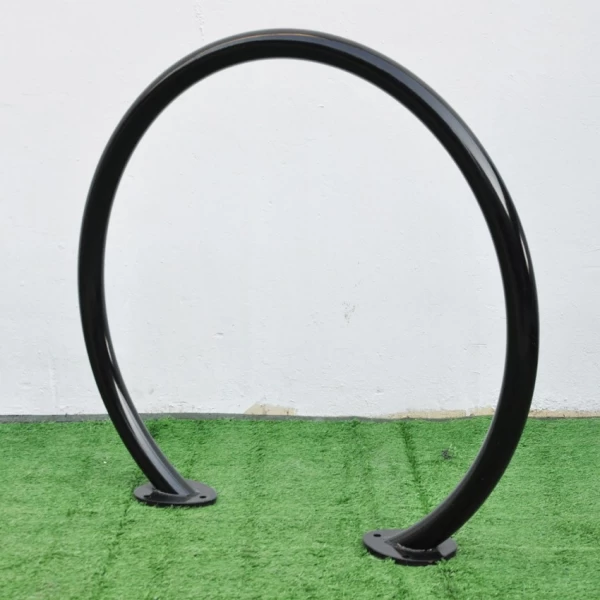 porcelana Garaje de estacionamiento de bicicletas para bicicletas con círculo de acero al carbono de fábrica de China fabricante
