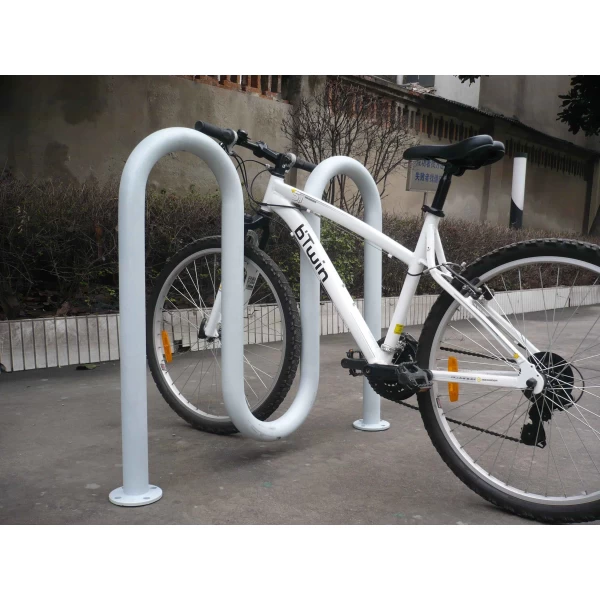 China Bunte Outdoor-Fahrradständer „Wave“ aus Stahl Hersteller