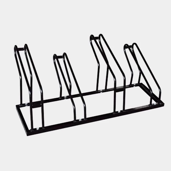 China Commerciële Carbon Steel Fixed Road High Low Bike Rack fabrikant