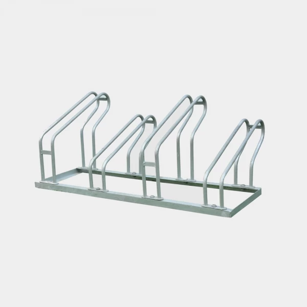 China Commerciële Carbon Steel Fixed Road High Low Bike Rack fabrikant