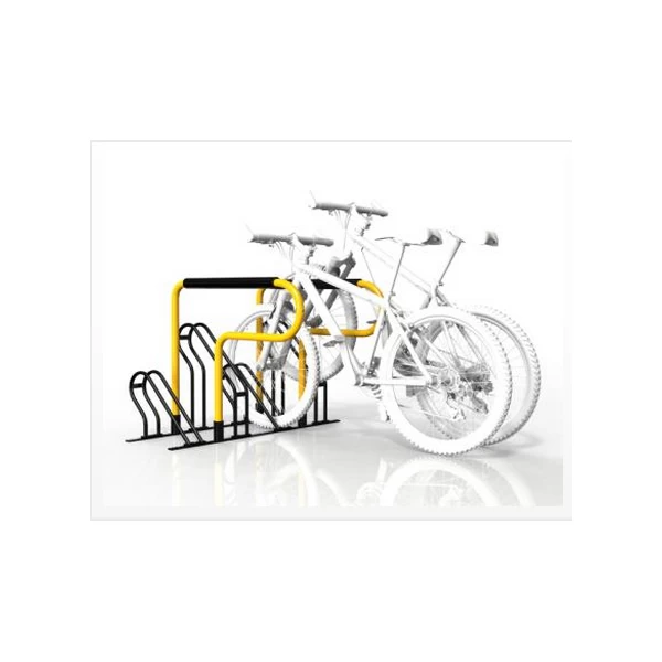 China Galvanised compact flat pack 6 bike rack  (ISO SGS TUV approved) manufacturer