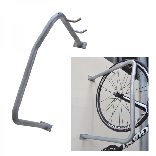 China High Quality Hang Your Bike On the Wall Steel Wall Mounted Bike rack manufacturer