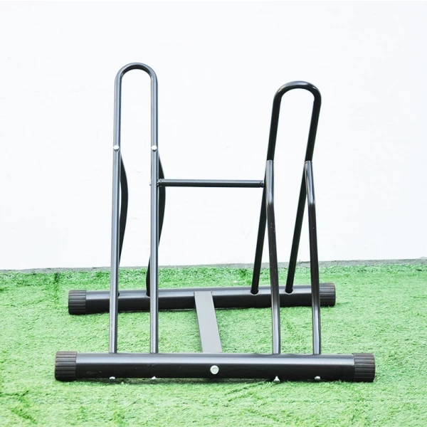 中国 高品质便携式自行车停车架两容量自行车展示架 制造商