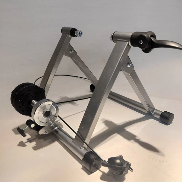 China Indoor Easy Storage Steel Material Electric Bicycle Direct Drive Trainer Wheel manufacturer