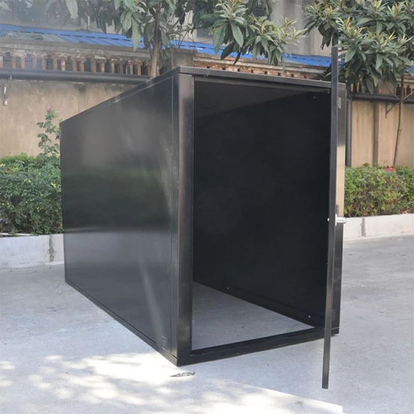 China Metal Carbon Steel Bike Garage Locker Storage Container Box manufacturer