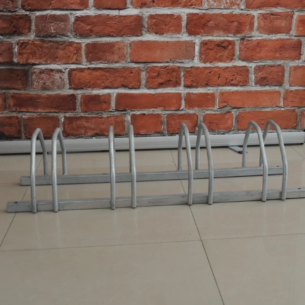 China Double-sided, space-saving, multi-capacity 201 stainless steel bike rack manufacturer