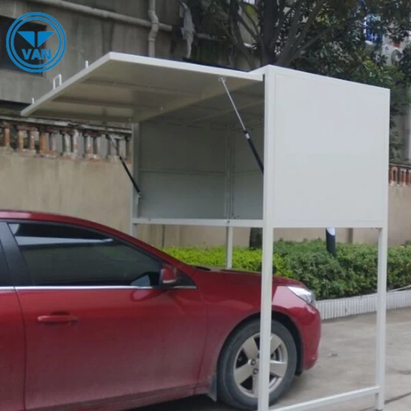 China Overdekte locker container auto box garage voor auto's fabrikant