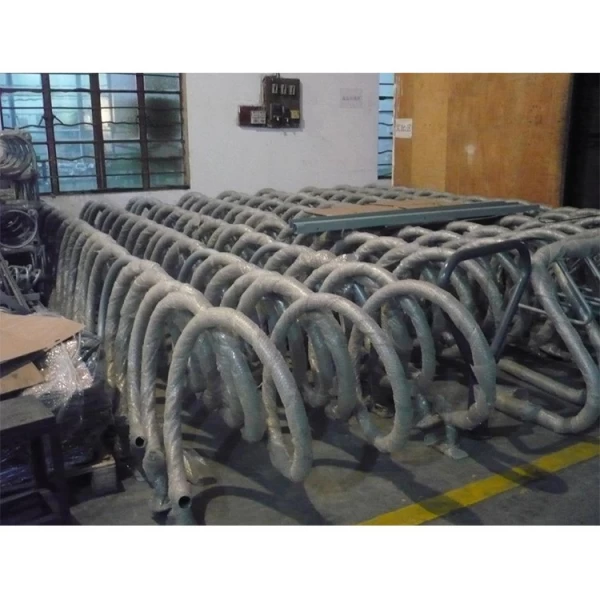China Pioneer leverancier fietsband en wielhouder standaard RVS spiraal fietsenrek fabrikant