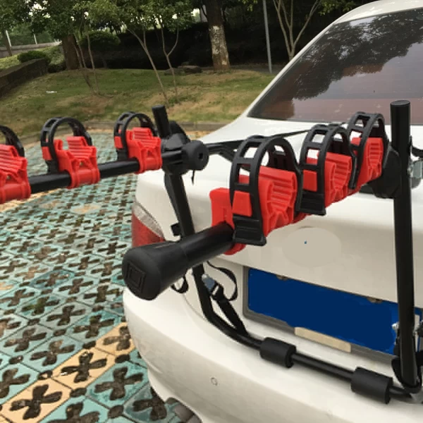 China Draagbare auto-accessoires Fietsendrager Parkeerplaats Fietsrek achteraan fabrikant