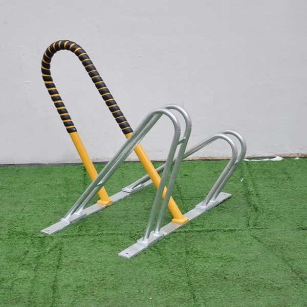 Cina Rack di stoccaggio per parcheggio per biciclette alto basso montato a pavimento verniciato a polvere produttore
