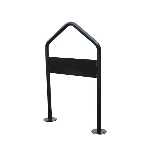 China Single Two-Sided Floor Type Bike Rack Outdoor Metal Bicycle Parking System manufacturer
