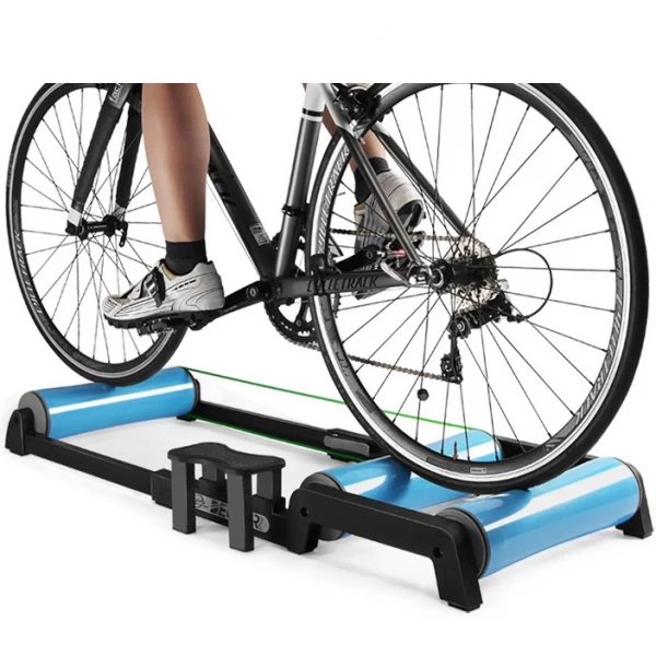 China Smart Cycling Cycle Bike Indoor Trainer Stand Exercise Foldable Training Fitness Bike Home Roller manufacturer