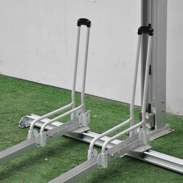 China steel bike rack floor vertical bike rack double supplier manufacturer