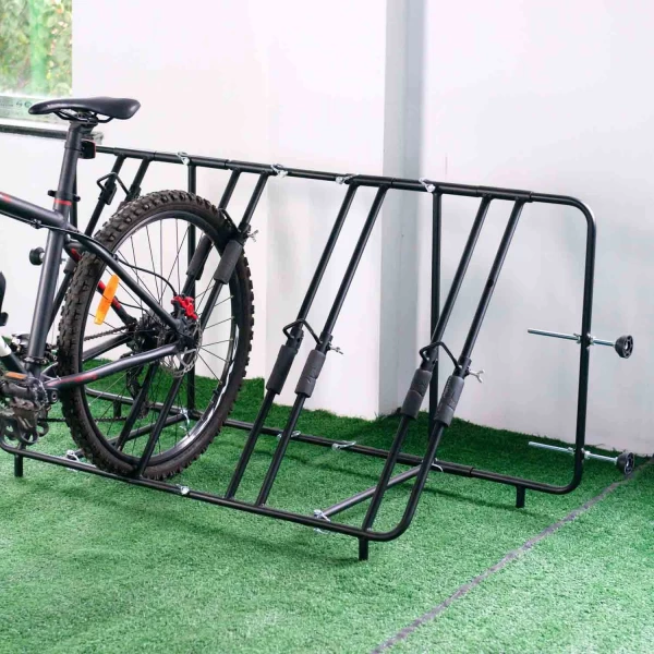 China Steel Delivery Bicycles Bike Car Cycle Stand Trunk Bike Rack Bus Transport for Truck Carrier 4 Bicycle manufacturer