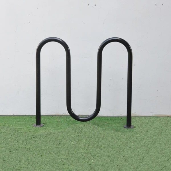 China Tubulação de aço montagem em flange para bicicleta estilo onda parques 9 bicicletas suporte para bicicleta fabricante