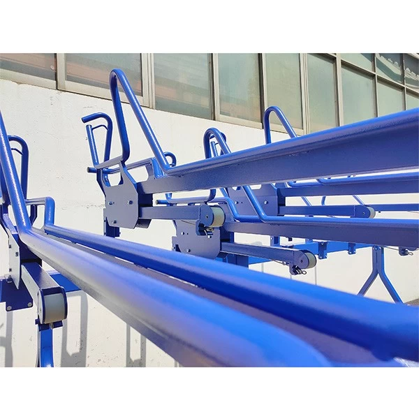 China Suporte de estacionamento vertical para suporte de bicicleta de dois níveis Suporte de armazenamento para bicicleta fabricante