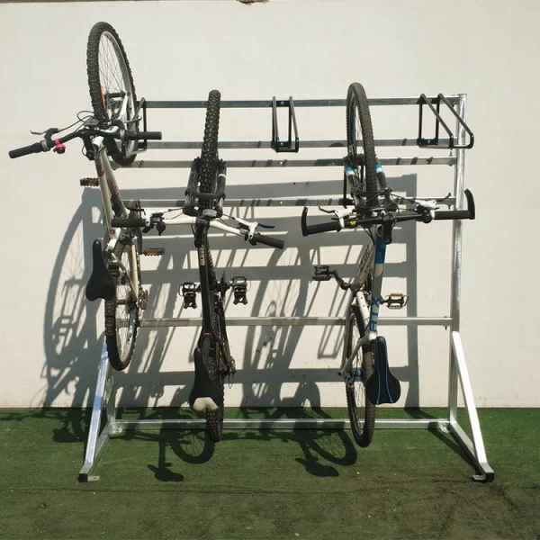 중국 자전거 5-6대용 벽걸이형 멀티 자전거 보관함 랙 차고 제조업체