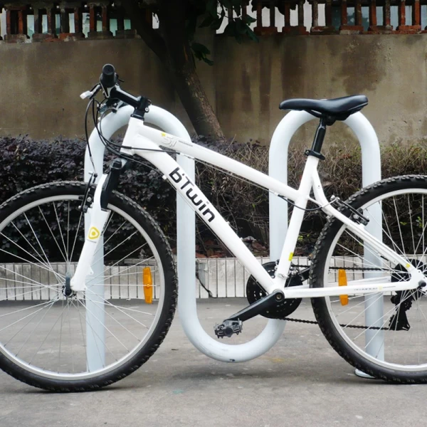 China Suporte para bicicletas comercial Prateleira de ondas para bicicletas em aço fabricante