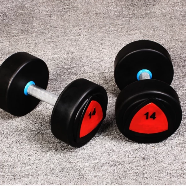 China China supply Customize Logo PU Dumbbells manufacturer