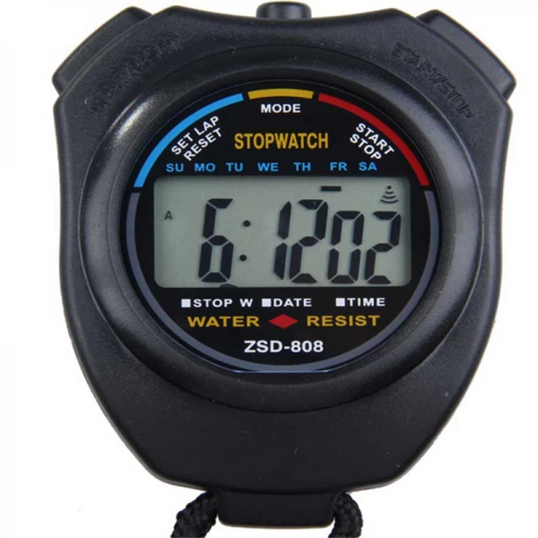 China Digital Professional Handheld LCD Sports Timer Speeding Race Competitions Sports Stop Watch Alarm Clock manufacturer