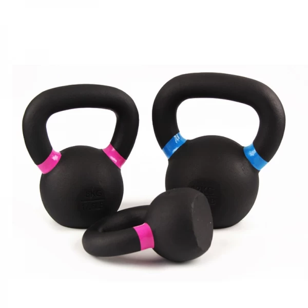 China Powder Coated Kettlebell China Cast Iron Powder Coated Kettlebell Supplier manufacturer