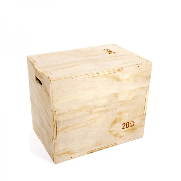 China High Quality Fitness Gym Equipment Wooden Plyometric Box manufacturer