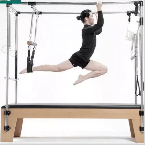 China gym equipment Wooden yoga Pilates Cadillac reformer trapeze manufacturer