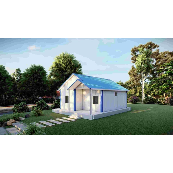 China China 2 room sandwich panel house ready made prefabricated granny flat house - 2B02 manufacturer