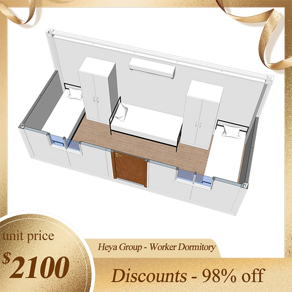 China China low cost flat pack container labor house manufacturer