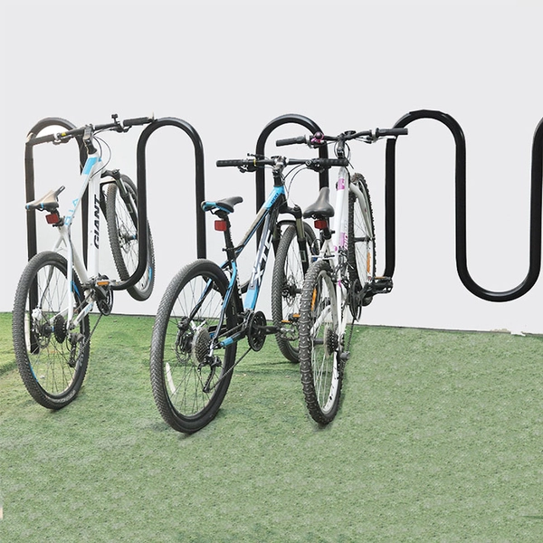 中国 ホットセールウェーブ亜鉛メッキスタイルの中国の自転車ラックメーカー メーカー