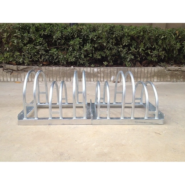 China Hoher, niedriger Fahrradständer zum Abstellen von 3 Fahrrädern Hersteller