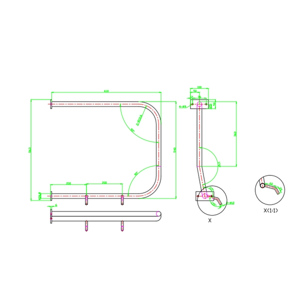 Κίνα Επιτοίχια σχάρα ποδηλάτου με υλικό από ανθρακούχο χάλυβα κατασκευαστής