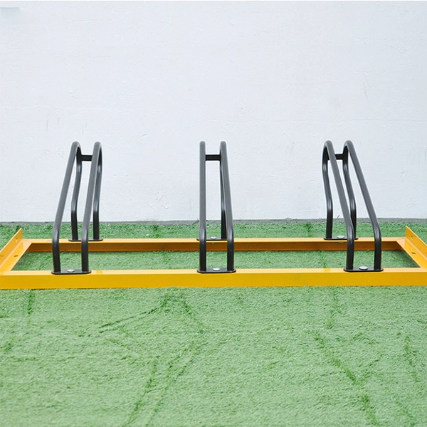 China Rack de estacionamento de bicicleta montado no chão ao ar livre fabricante