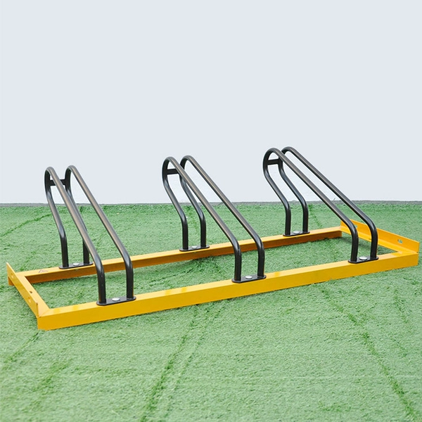 China Rack de estacionamento de bicicleta montado no chão ao ar livre fabricante