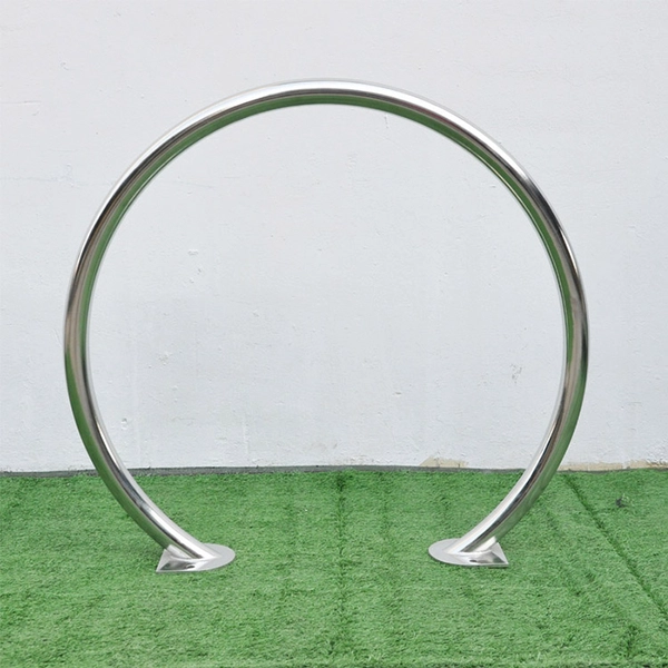 China Kreis Fahrradträger aus Edelstahl mit Oberflächenmontage Hersteller