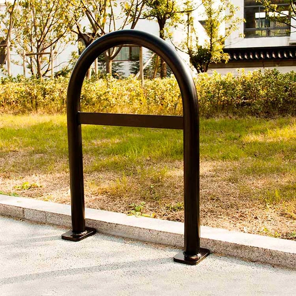 China U-förmiger öffentlicher Fahrradständer für den Außenbereich Hersteller