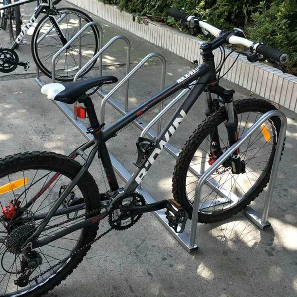 China U Type Stainless Steel Customized Size Commercial Rail Bike Rack manufacturer