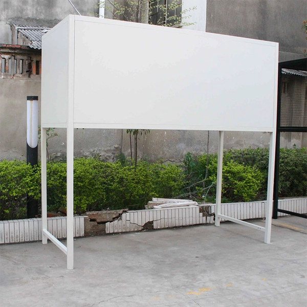 Chine Armoire de rangement de stationnement de voiture de Garage extérieur en acier blanc et noir sur la serrure de capot de voiture pour les vélos fabricant